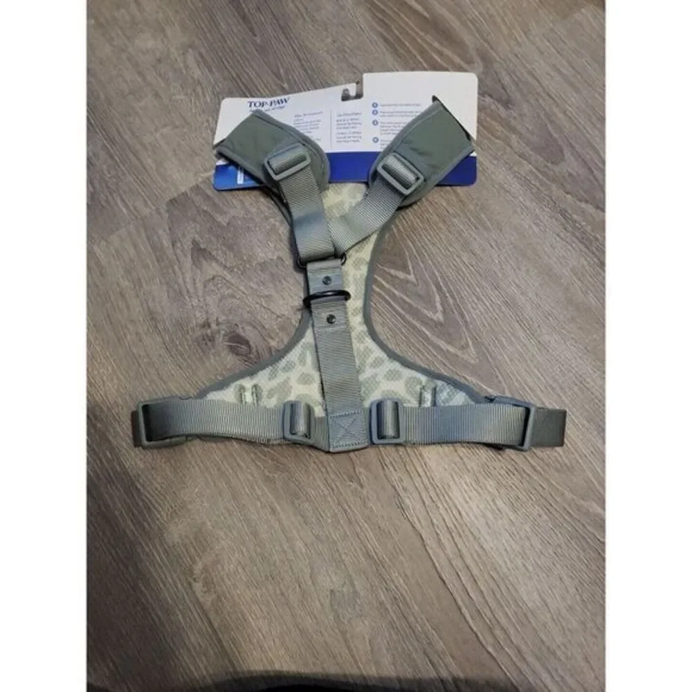 NWT Top Paw‎ Neoprene Camo Green Adjustable Comfort Harness Great For Pullers XL